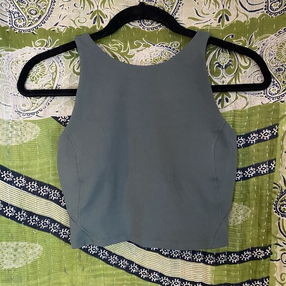Lululemen Dark Forest Align High-Neck Tank Top Size 4 - Picture 3 of 16
